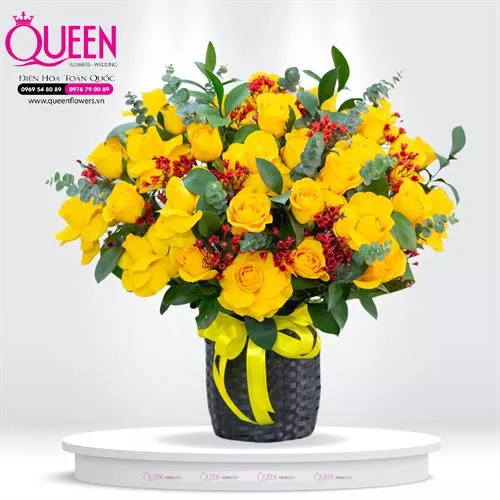 Mẫu Hoa Giỏ Đẹp 082